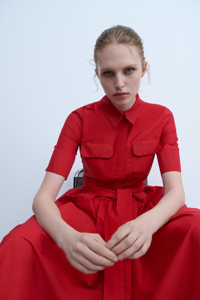 Charlotte Scarlet Dress