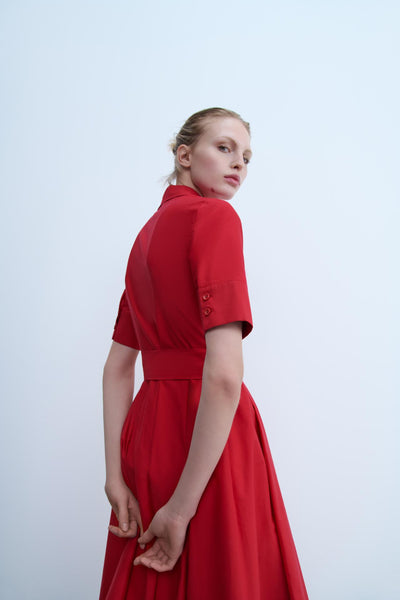 Charlotte Scarlet Dress