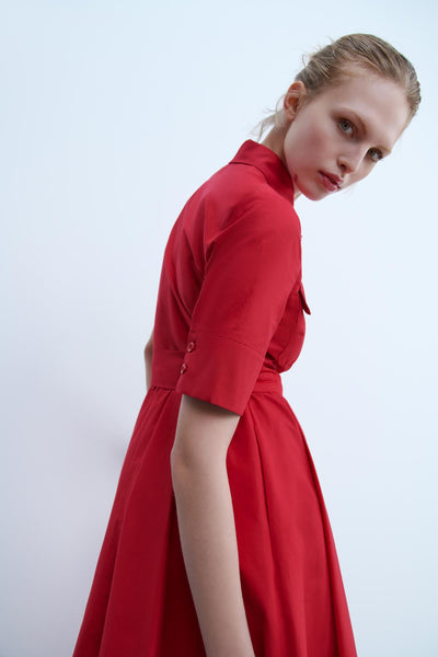 Charlotte Scarlet Dress