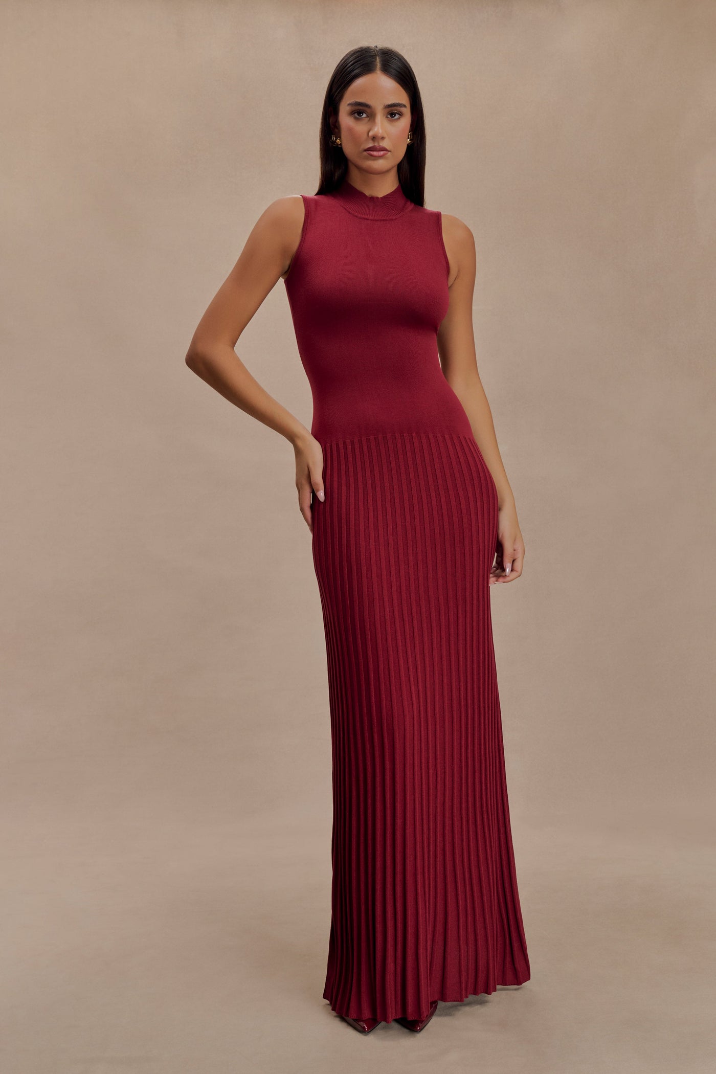Victoria High Neck Dress