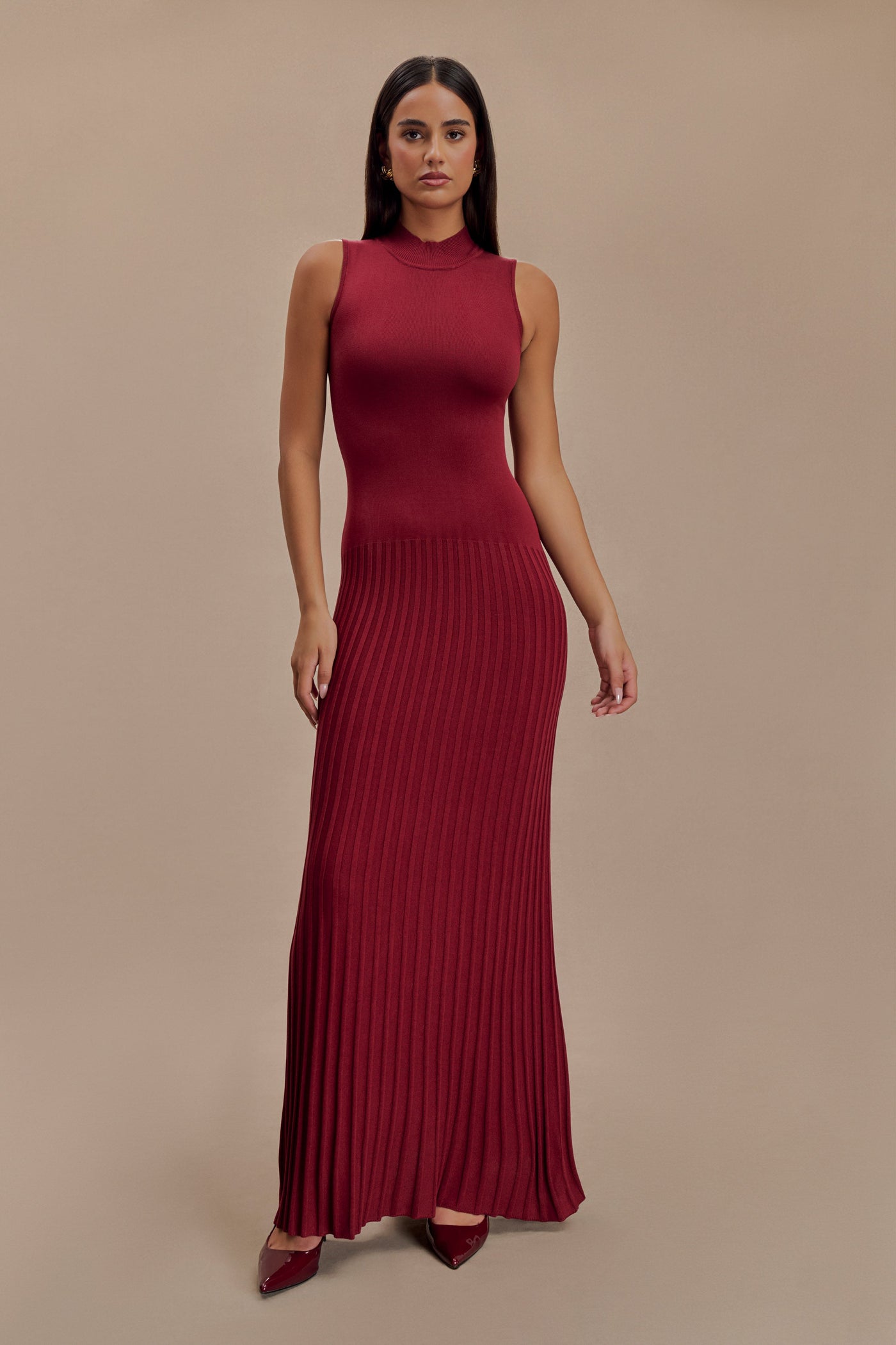 Victoria High Neck Dress