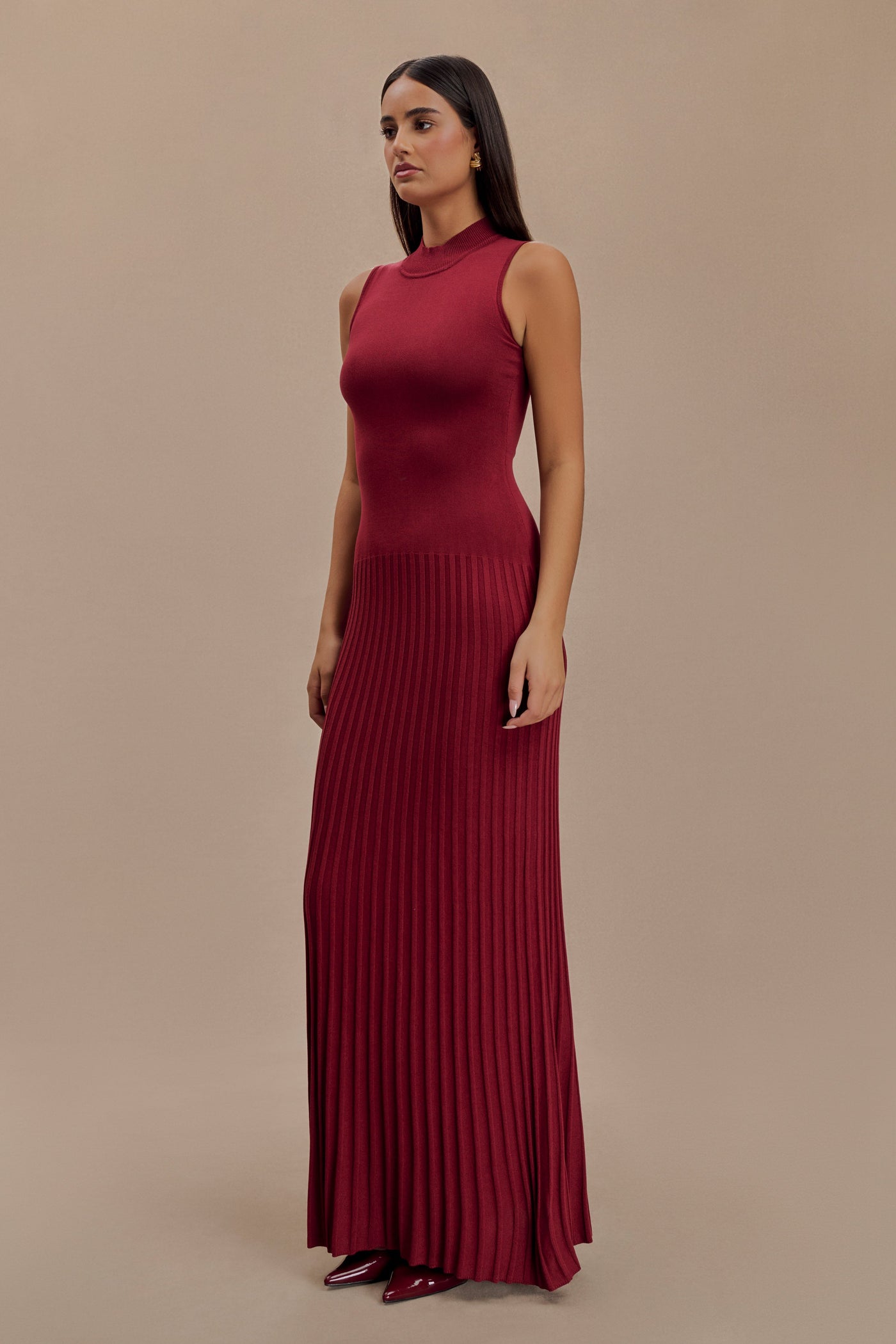 Victoria High Neck Dress