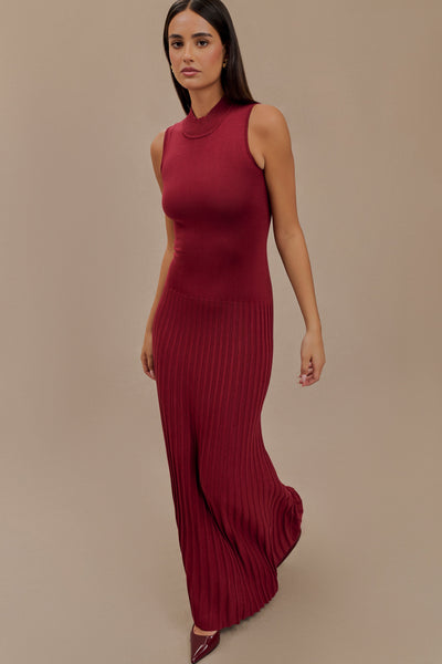 Victoria High Neck Dress