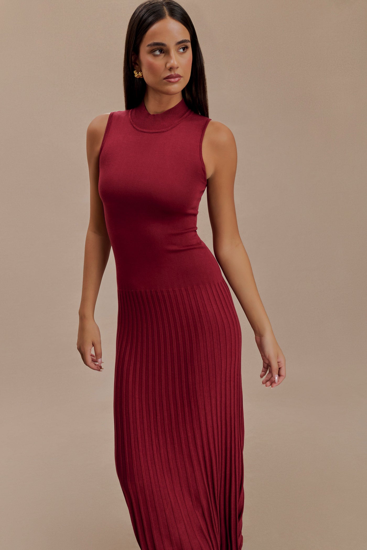Victoria High Neck Dress