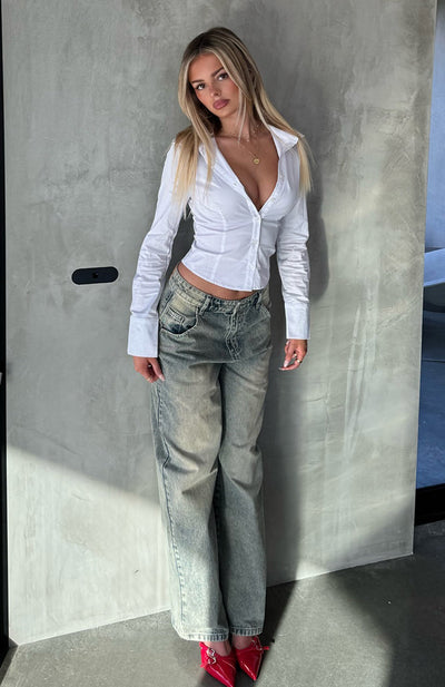 Chic White Elegance Blouse