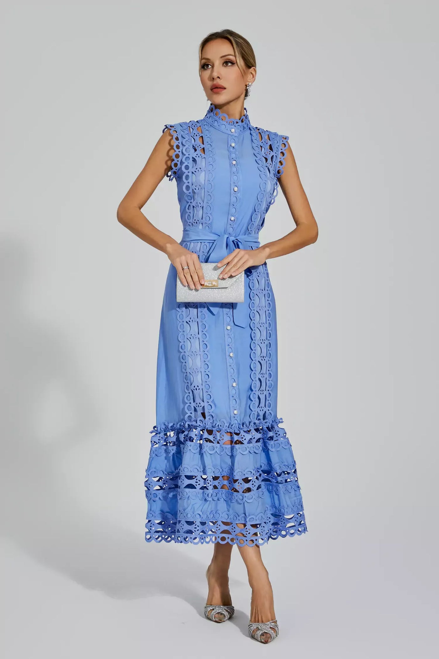 Spring Sleeveless Midi Dress