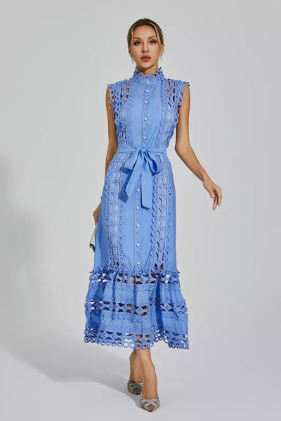 Spring Sleeveless Midi Dress