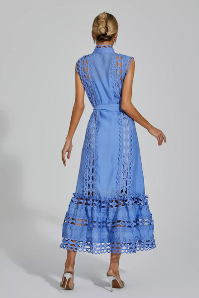 Spring Sleeveless Midi Dress