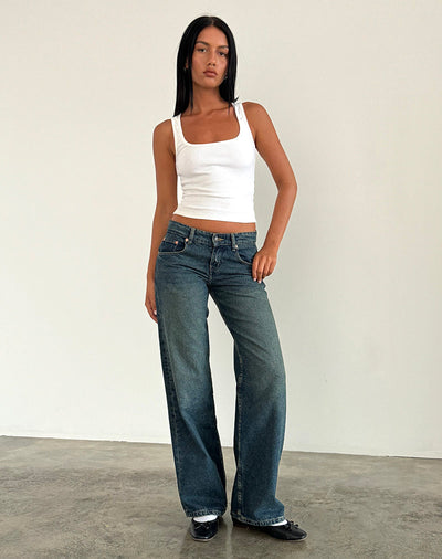 Low Rise Parallel Jeans