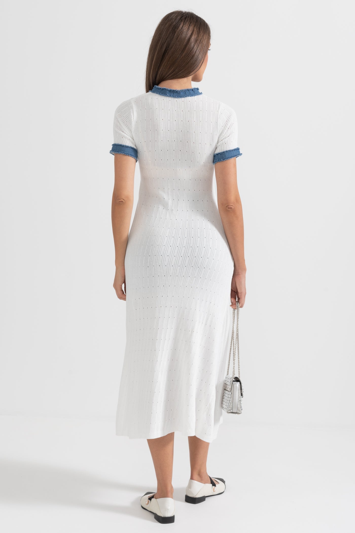Effortless White Midi Dress