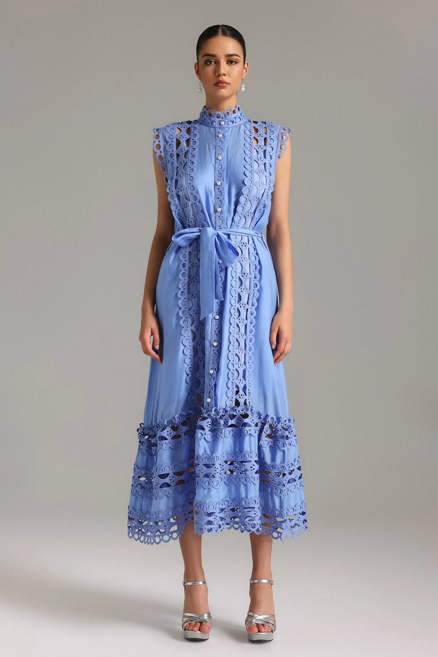 Spring Sleeveless Midi Dress