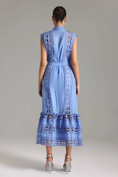Spring Sleeveless Midi Dress