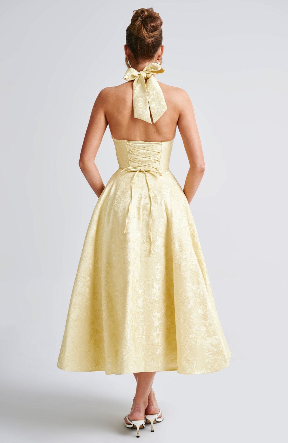 Capri Midi Dress – Lemon