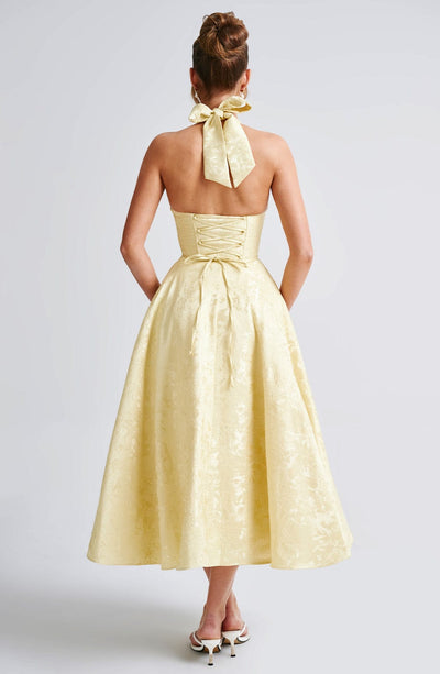 Capri Midi Dress – Lemon