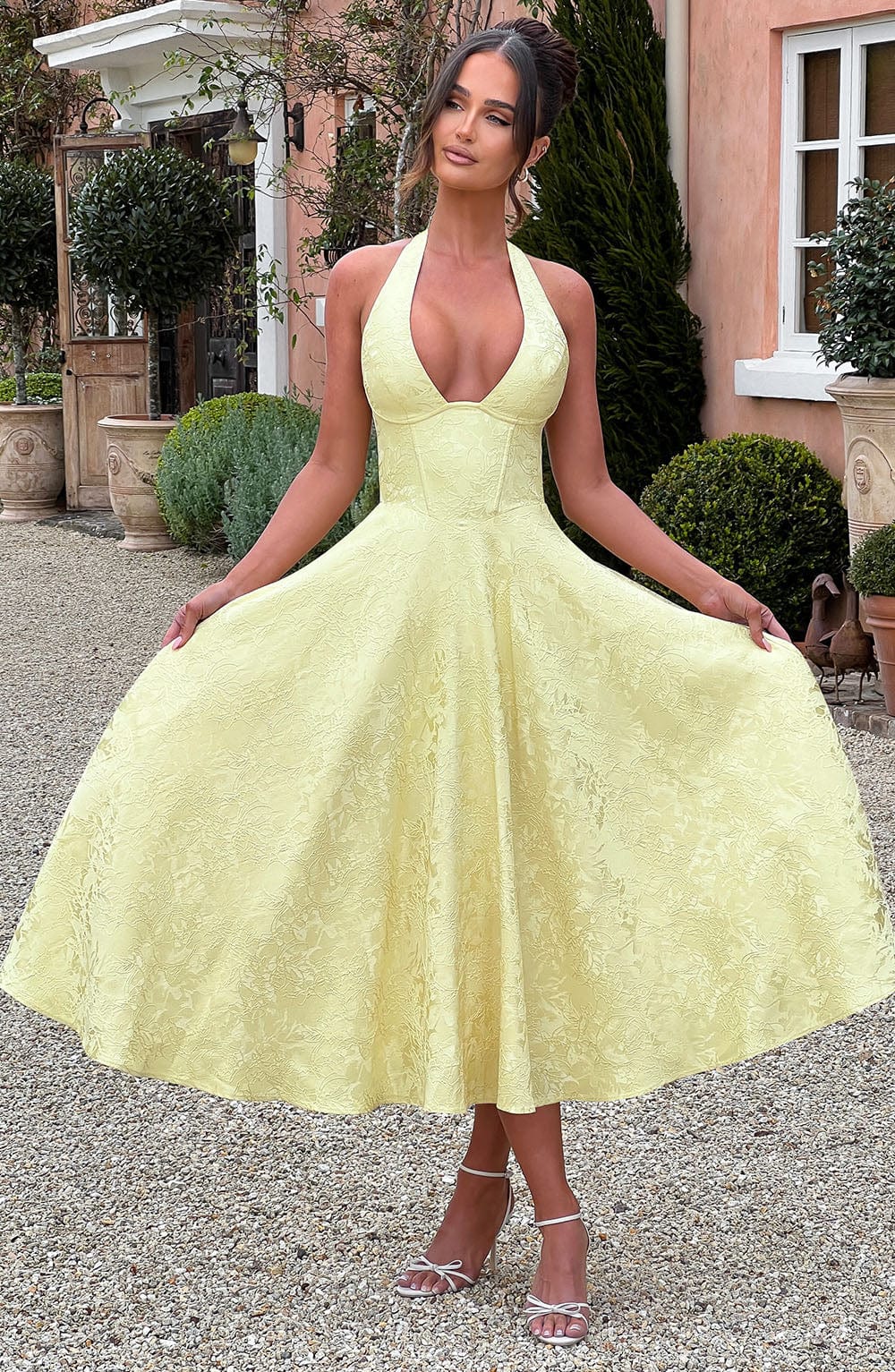Capri Midi Dress – Lemon