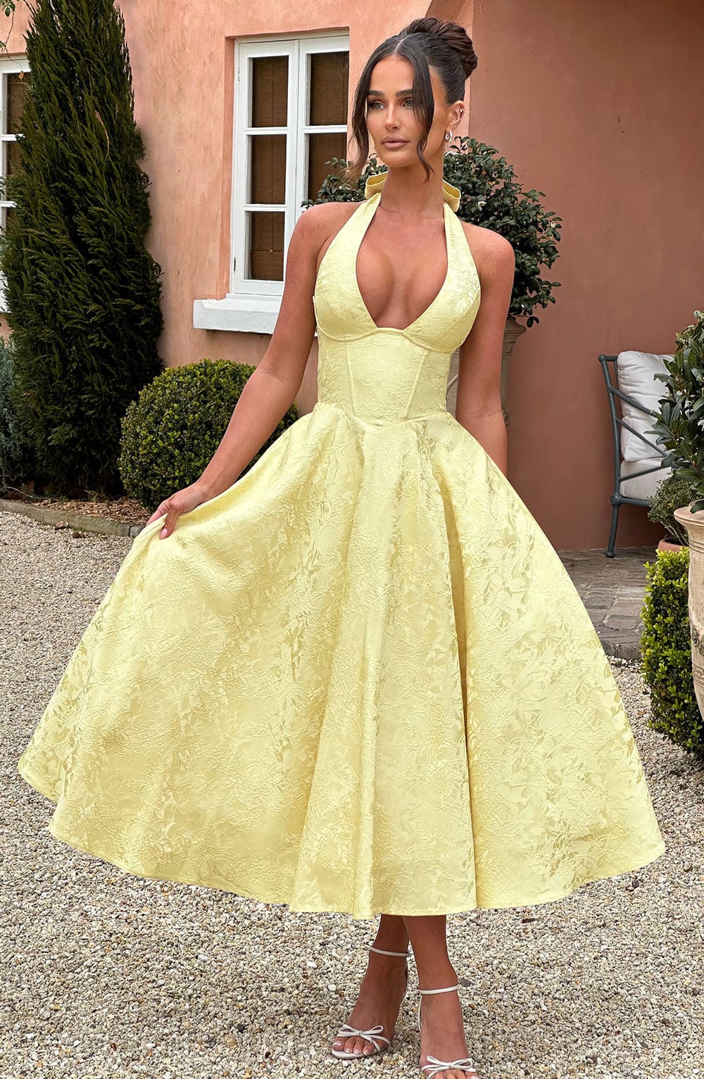 Capri Midi Dress – Lemon