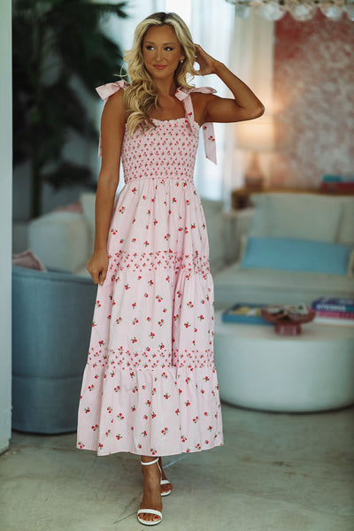 Pretty Pink Blossom Dress