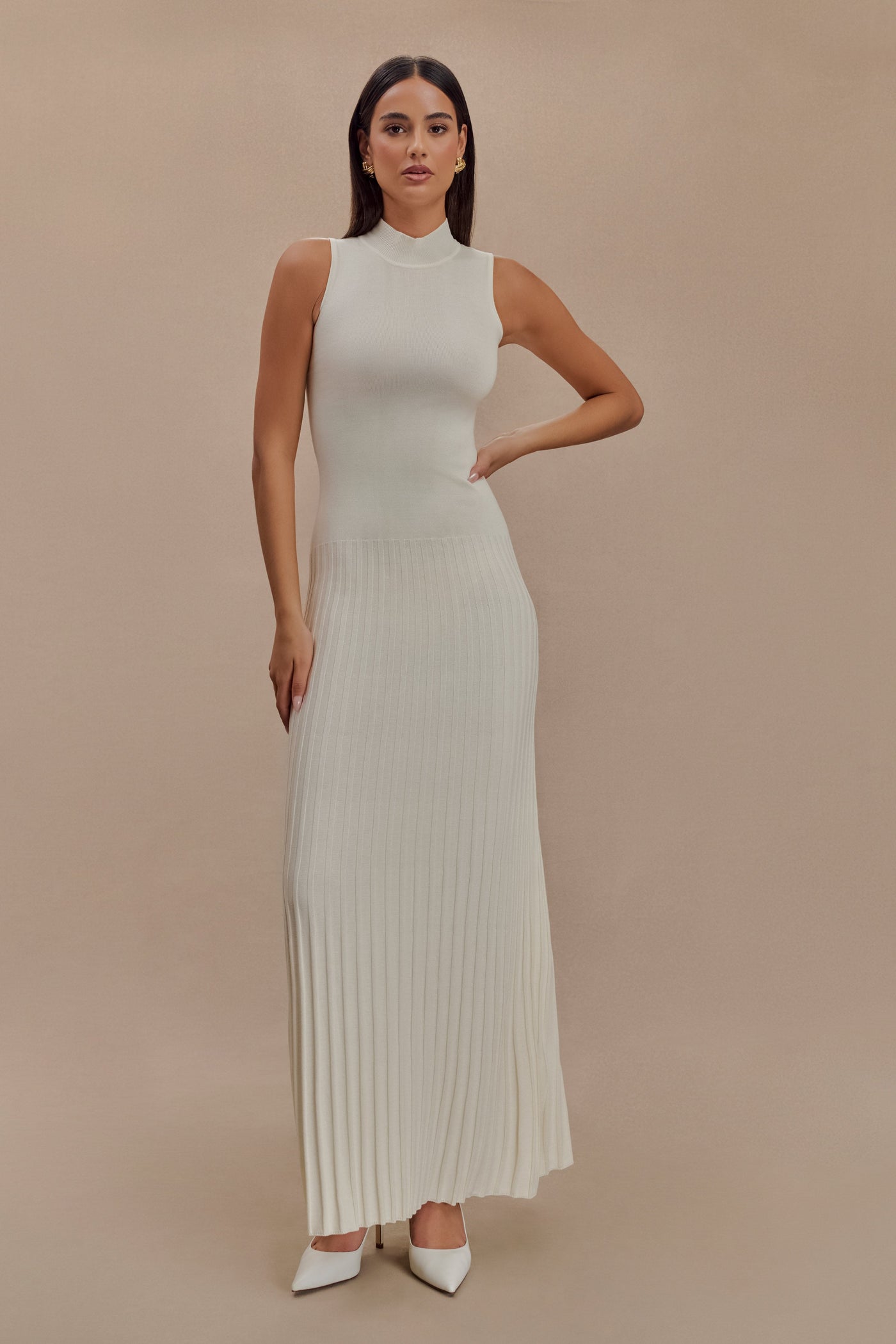 Victoria High Neck Dress