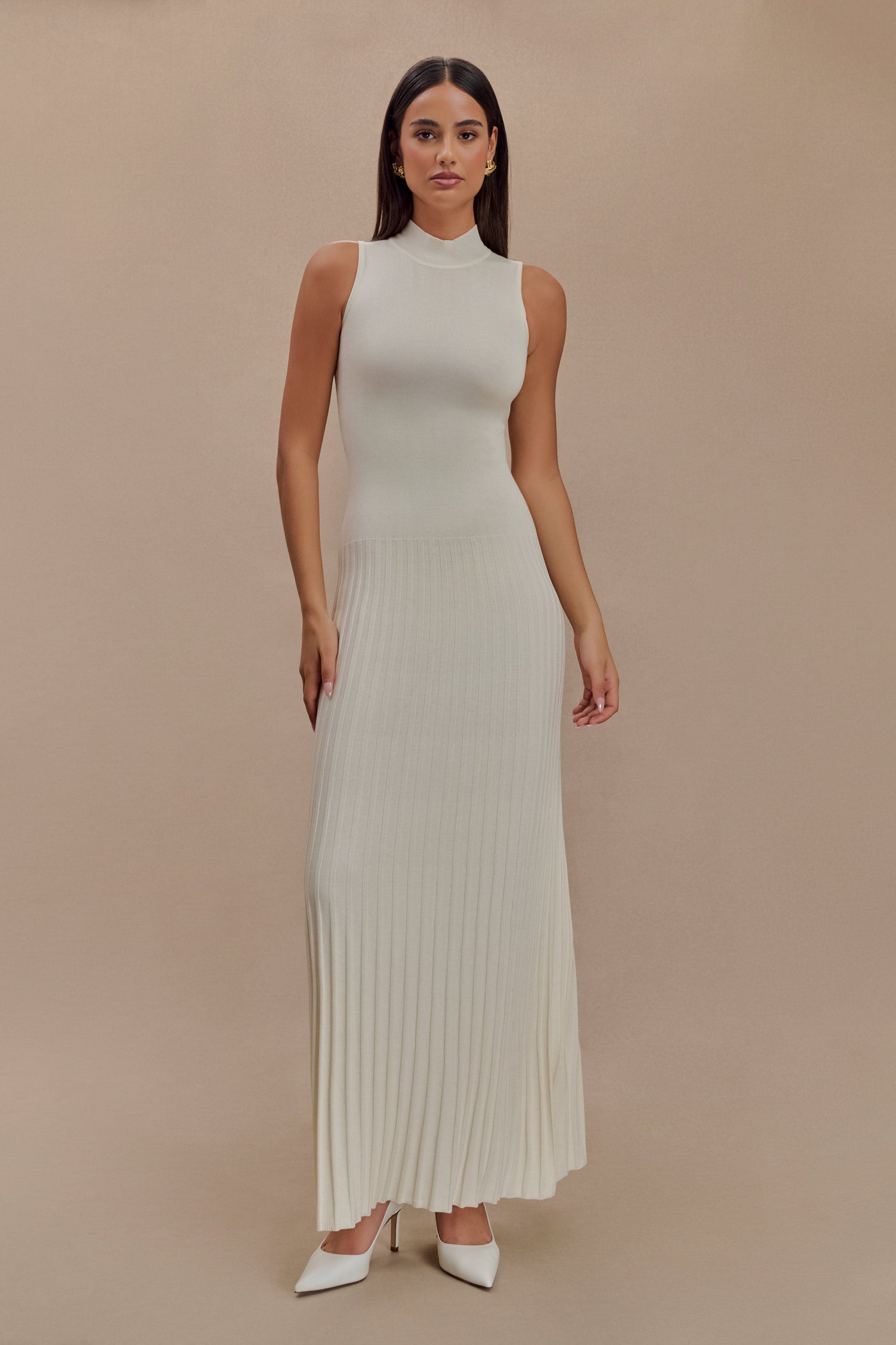 Victoria High Neck Dress