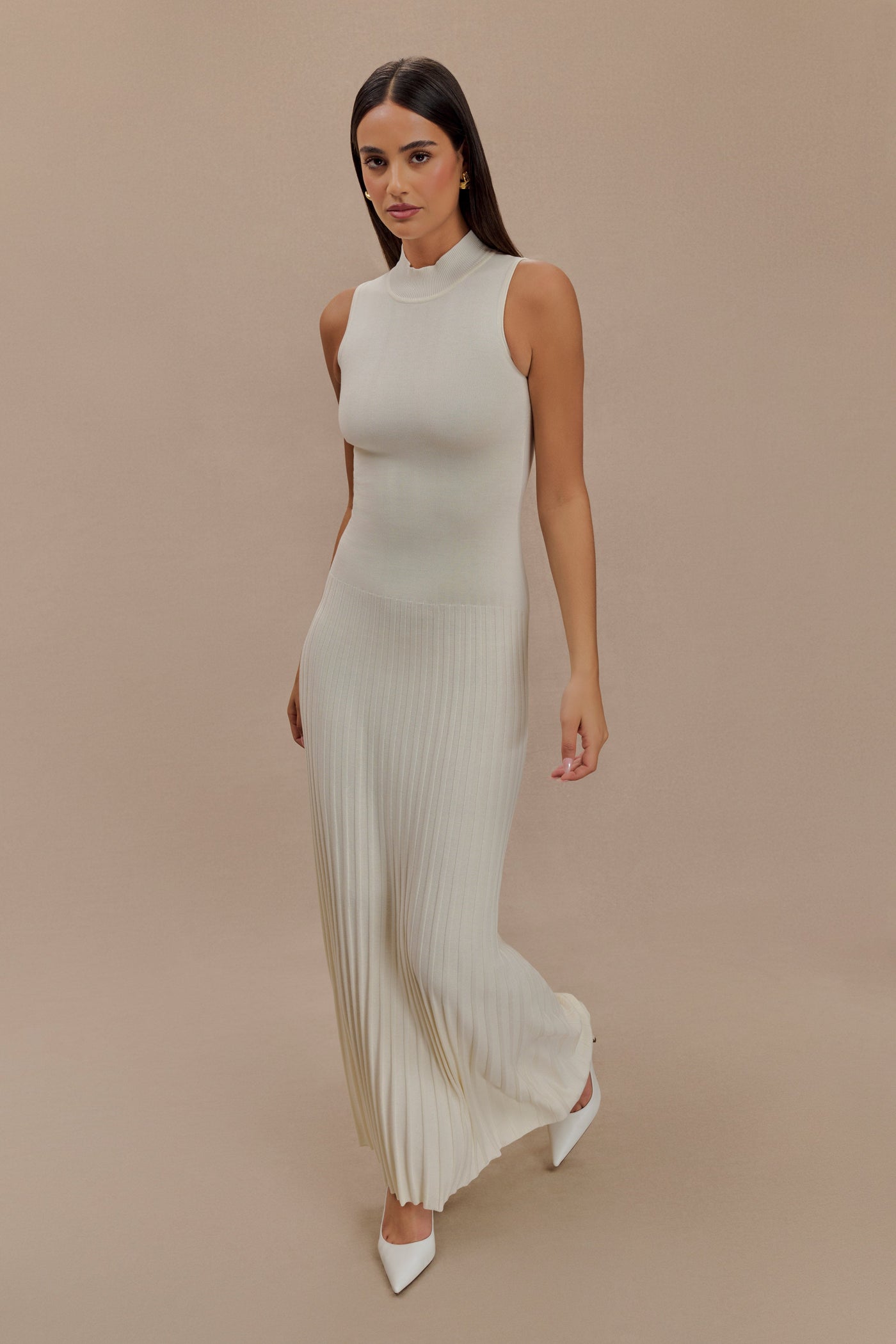 Victoria High Neck Dress