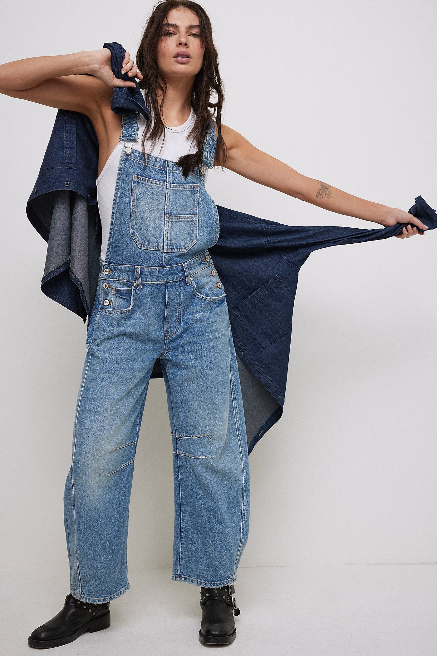 Casual Chic Denim Overall